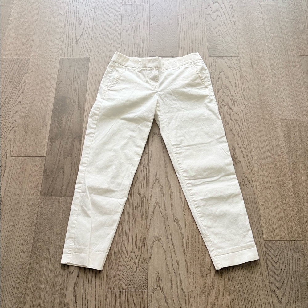 J. Crew Cream White Chinos